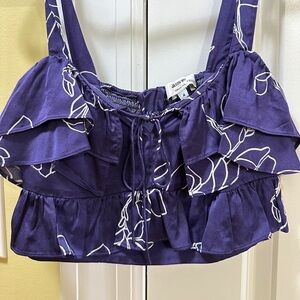 Jason Wu Collective Ruffle Cropped Top (RTR)